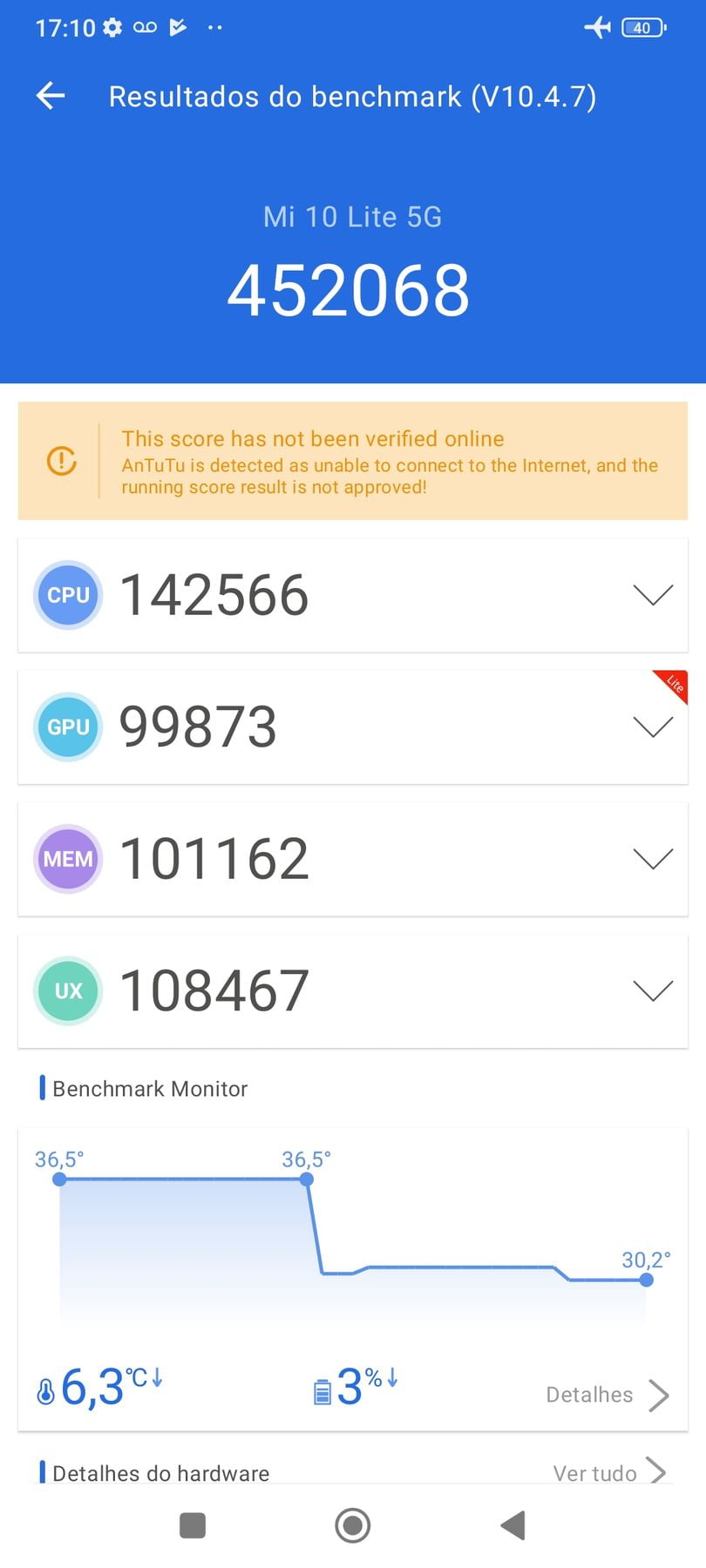 Xiaomi Mi 10 Lite AnTuTu – 566,786
