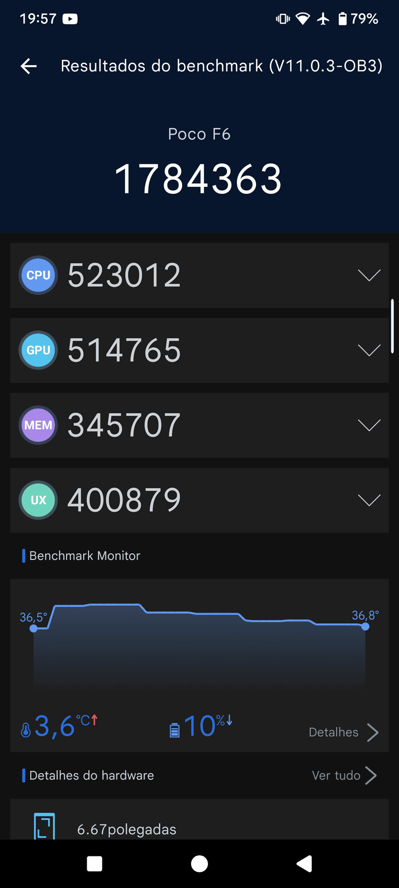 Xiaomi Poco F6 AnTuTu – 1,784,363