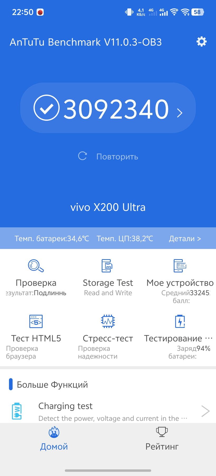 Vivo X200 Ultra AnTuTu – 3,092,340