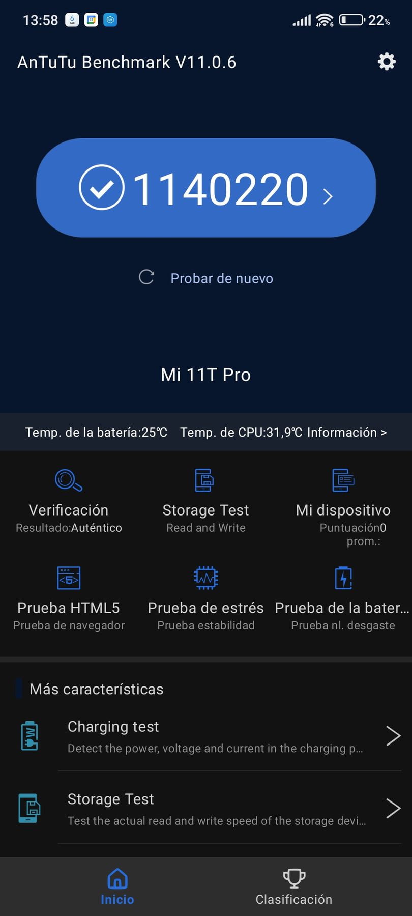 Xiaomi 11T Pro AnTuTu – 1,140,220