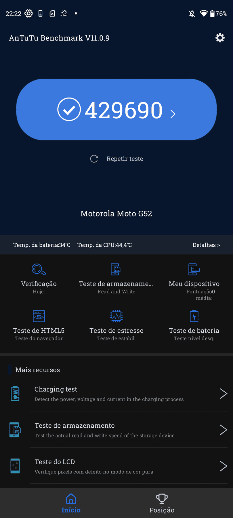 Motorola Moto G52 AnTuTu – 429,690
