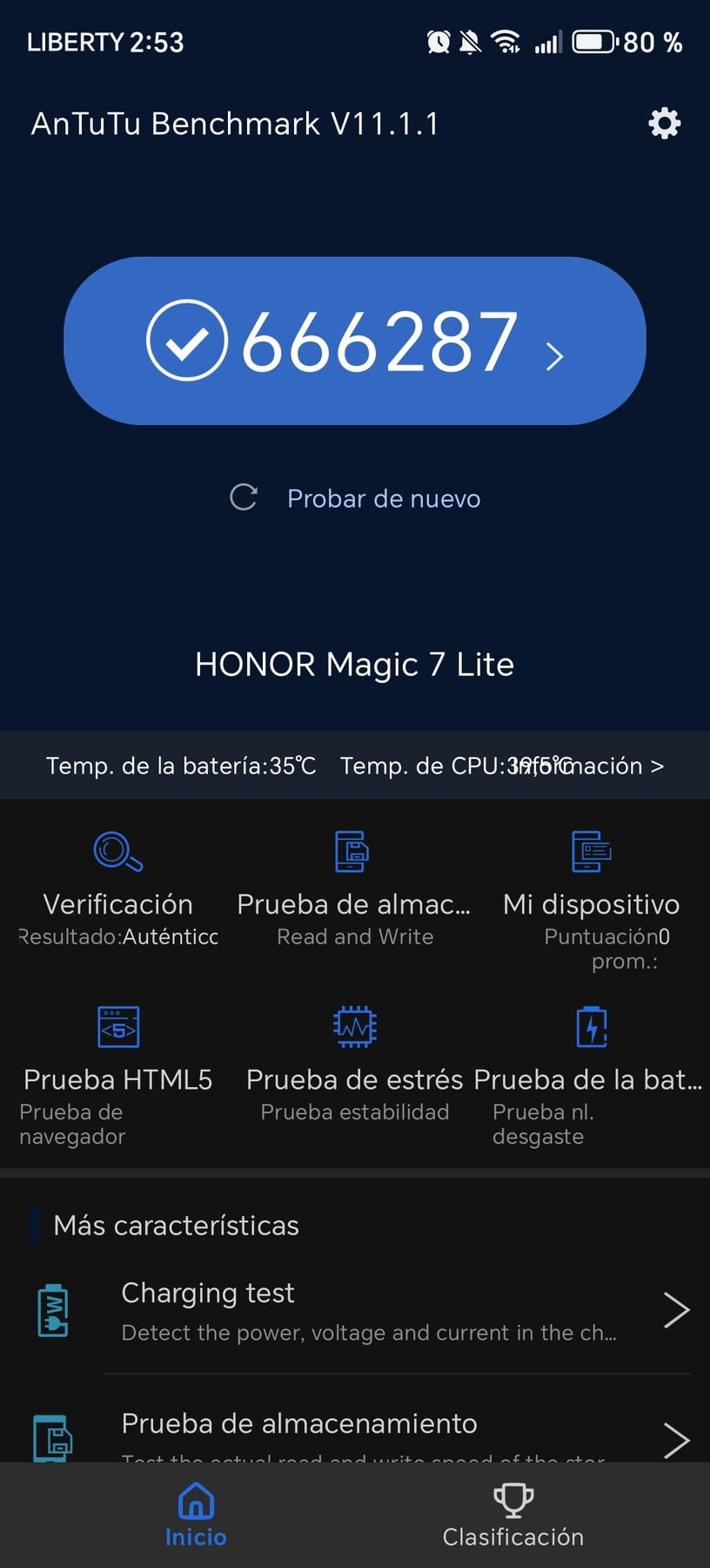 Honor Magic 7 Lite AnTuTu – 666,287