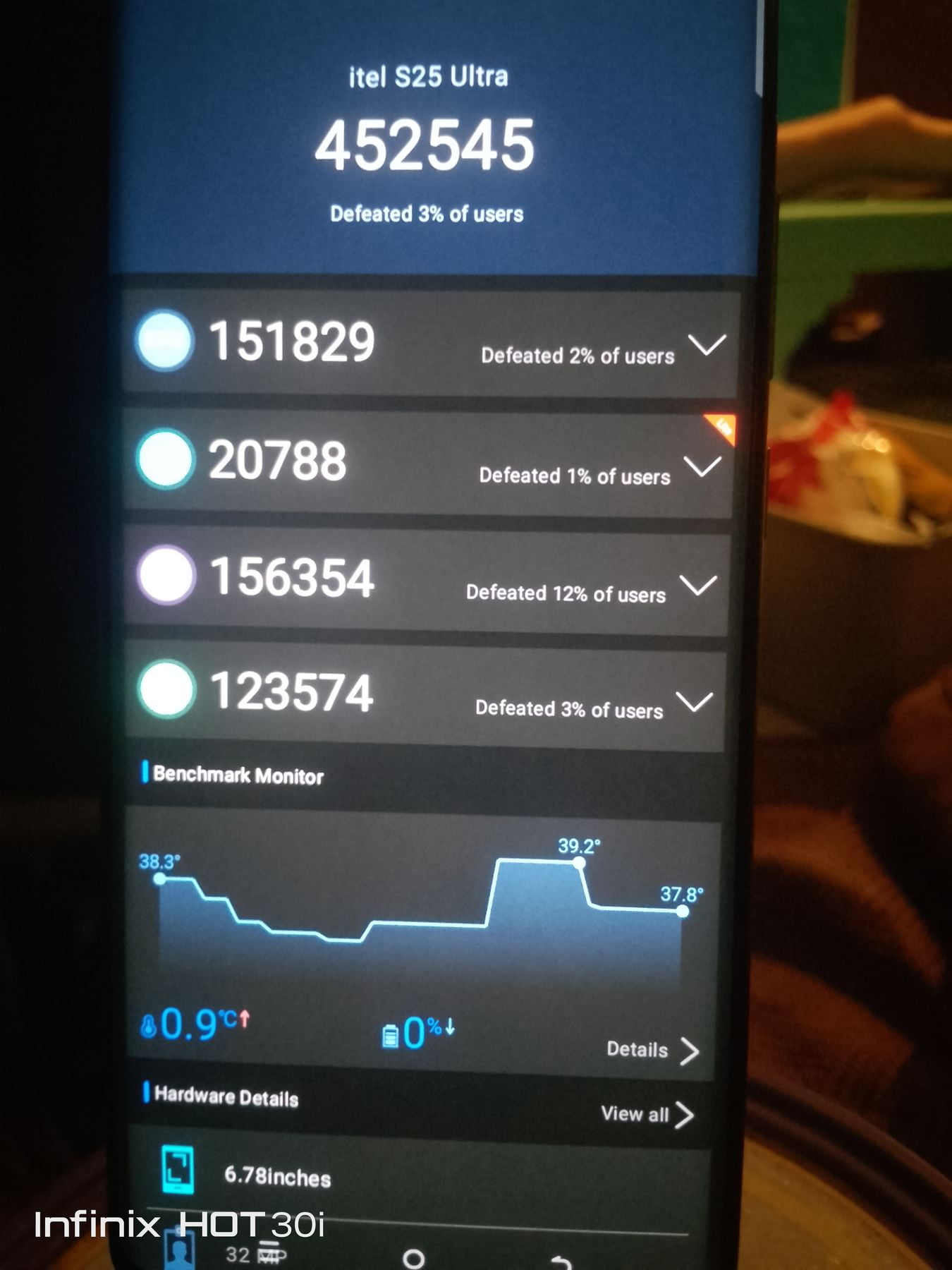 itel S25 Ultra AnTuTu – 452,545