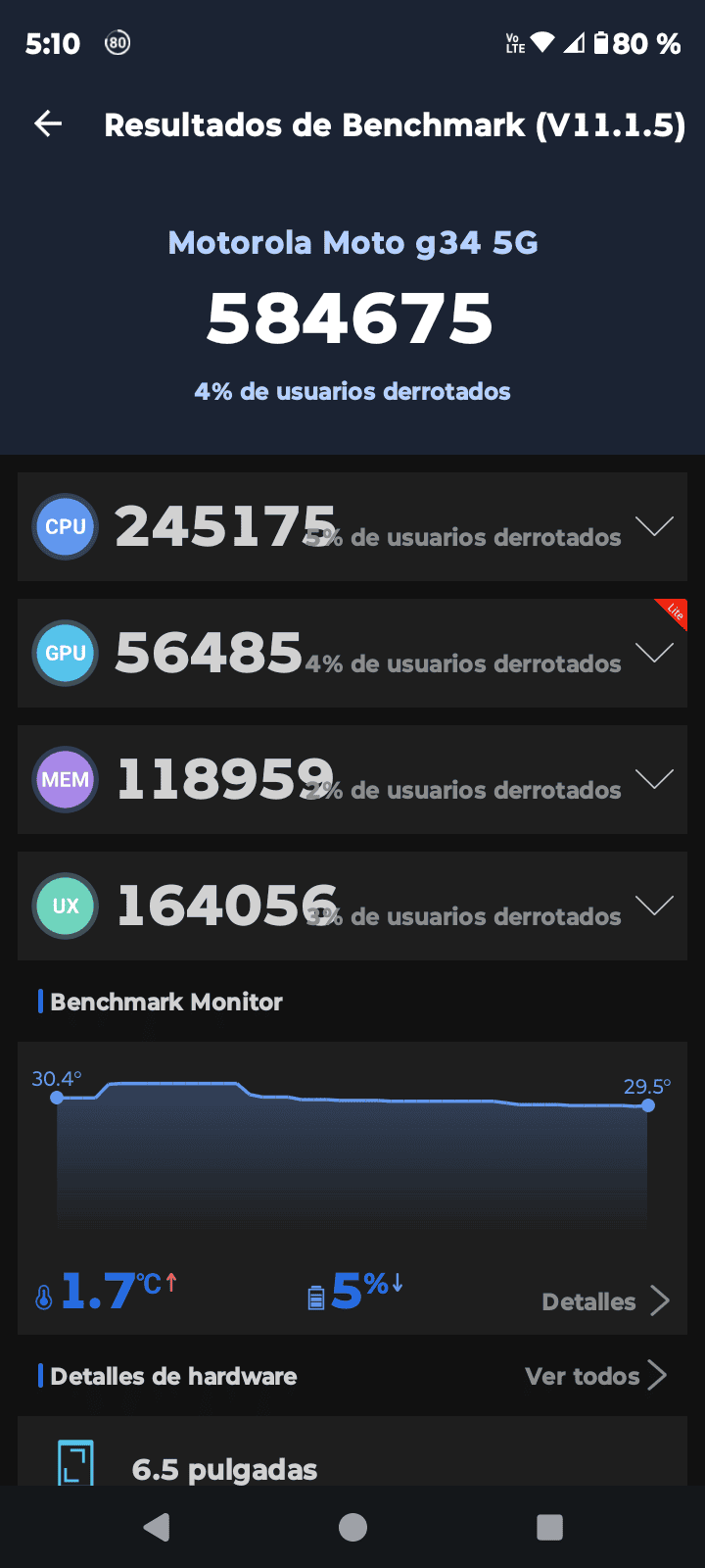 Motorola Moto G34 AnTuTu – 584,675