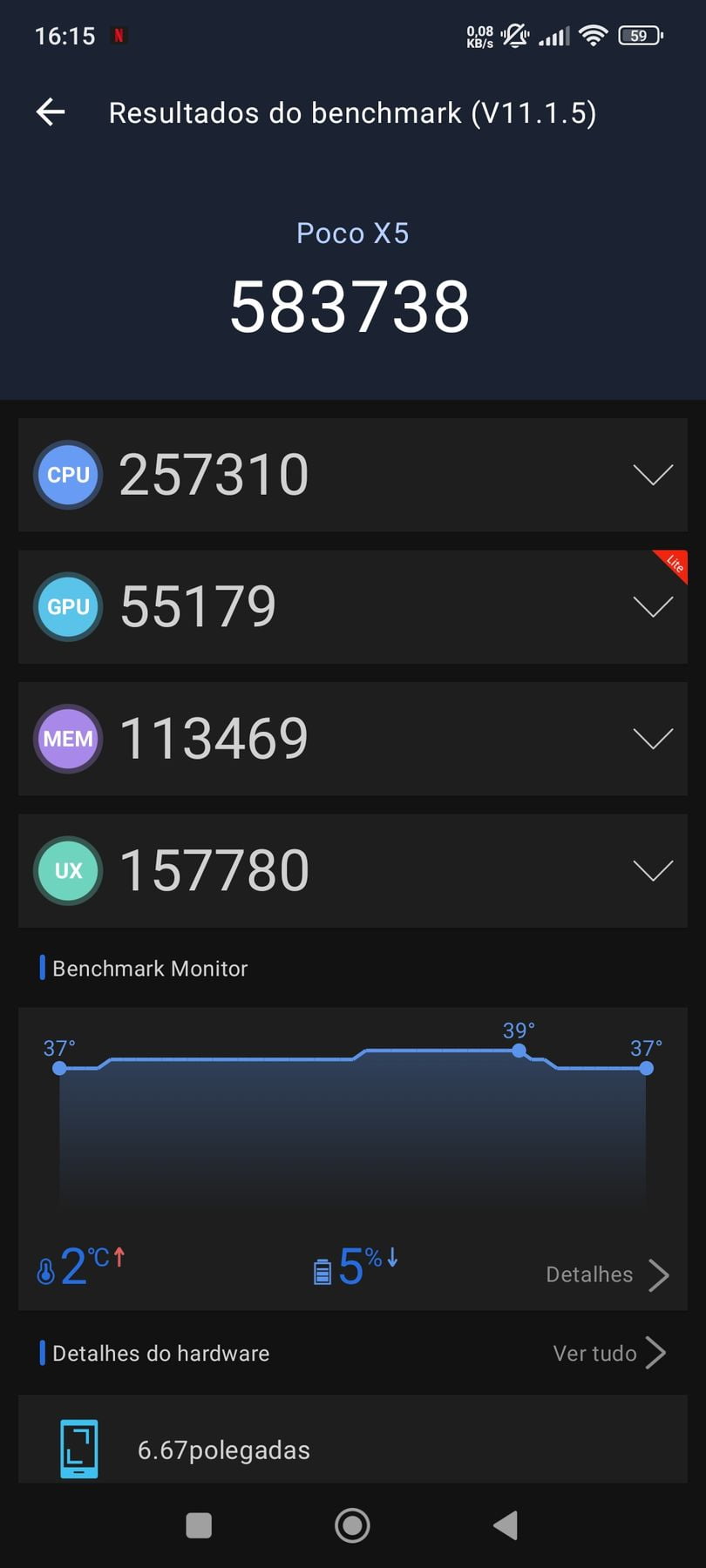 Xiaomi Poco X5 AnTuTu – 583,738