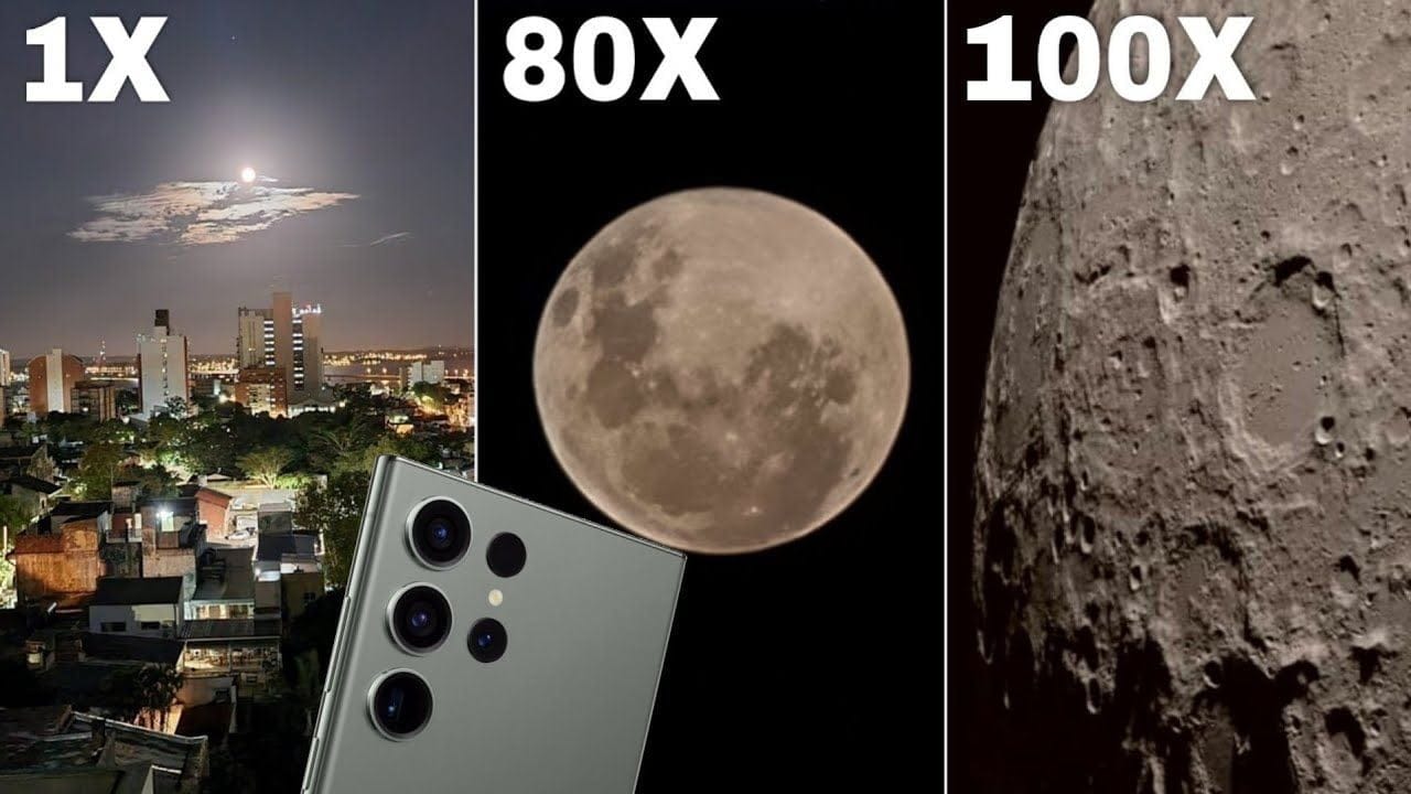 Фотографии Луны, сделанные с помощью Space Zoom, оказались настоящими ...